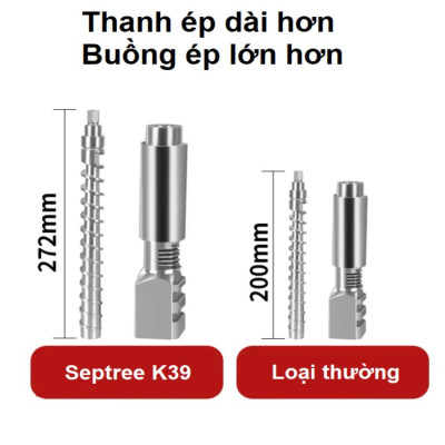 Máy ép dầu ăn thực vật thế hệ mới thương hiệu Mỹ Septree K39 - Công suất 1350W - Hàng chính hãng (Bảo Hành 1 Năm)