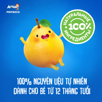 Bánh ăn dặm Agusha vị Lê (30g) dành cho bé từ 12 tháng trở lên        