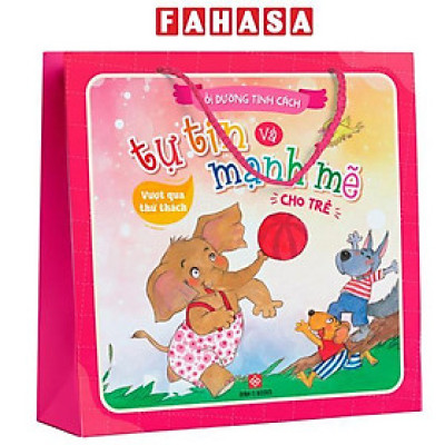 Sách - Bộ Sách Bồi Dưỡng Tính Cách Tự Tin Và Mạnh Mẽ Cho Trẻ - Vượt Qua Thử Thách (Túi 4 Cuốn)