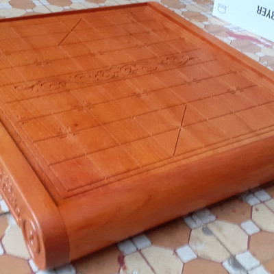 Bàn cờ tướng gỗ -có ngăn kéo đựng quân cờ 4,0 cm