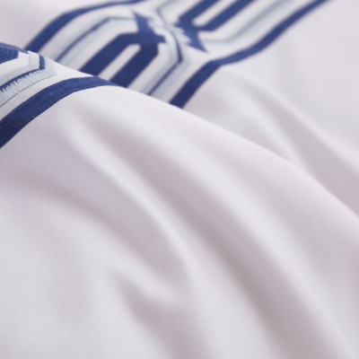 Bộ chăn ra Casa Bello Home - Set Serenity Blue Cotton lụa satin thêu họa tiết thêu 5 món