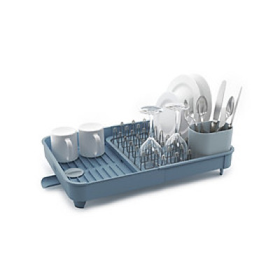 Kệ phơi tách chén Joseph Joseph 003123 - Extend Expandable Dish Drainer Editions Blue