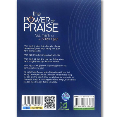 Sách: Sức Mạnh Của Sự Khen Ngợi - TSKN