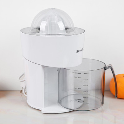 Máy vắt cam Sharp 40W EJ-J408-WH, Tự động đảo chiều vắt - Hàng chính hãng