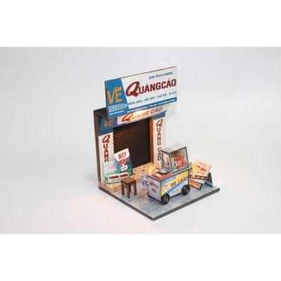 MÔ HÌNH SÀI GÒN THU NHỎ - XE BÁNH MỲ - AD02 - THẾ GIỚI TÍ HON