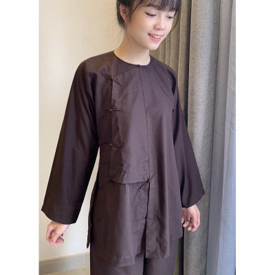 Đồ Lam Đi Chùa  Vạt Hò Nút Thắt