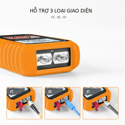 Máy Đo Công Suất Quang Đa Năng 3 Trong 1 Tích Hợp Bút Soi Quang 15Km NORMAL 15 - Hàng Nhập Khẩu