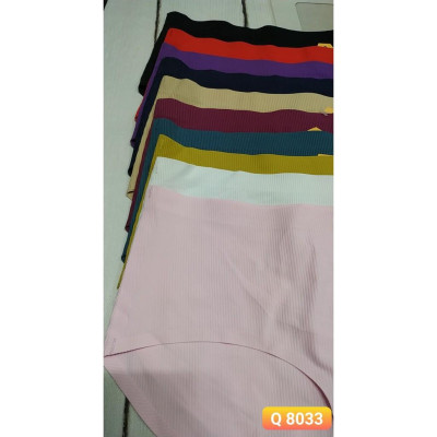 Combo 5 quần lót nữ su tăm trơn 8033 – Seamless, co giãn 4 chiều, không hằn viền