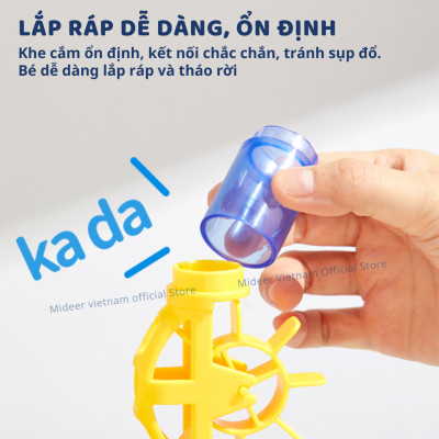 Đồ chơi lắp ráp mô hình đường bóng lăn Mideer Track Ball Blocks - Crossing the Maze