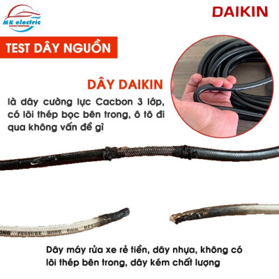 Máy rửa xe mini I Máy rửa xe cao áp DAIKIN 2800W DK990A - Có áp chống giật + Chống cháy