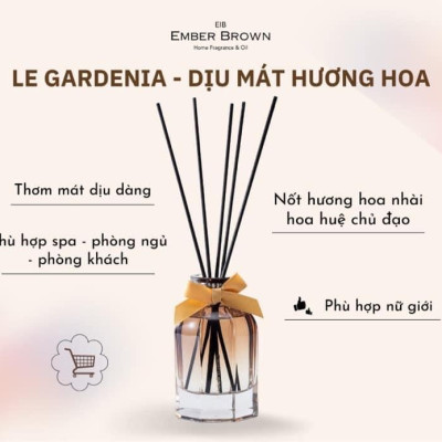 Tinh Dầu Nước Hoa EMBER BROWN - LE GARDENIA