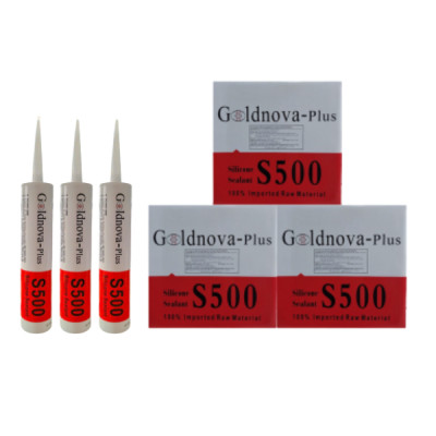 Keo Silicone Goldnova S500-5 Hộp; Hộp =25 Lon/300ml; Màu Trong