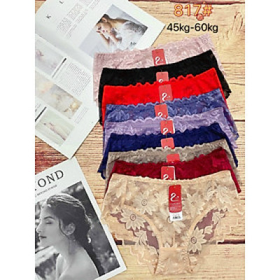 Quần lót nữ ren hoa sexy gợi cảm không viền siêu mịn mã 817