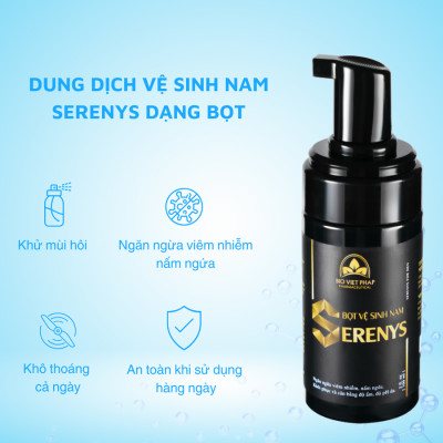 Dung dịch vệ sinh nam Serenys dạng bọt 100ml - Khử mùi hôi ở nam