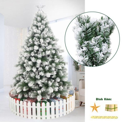 Cây Thông Noel Phủ Tuyết A4 180 cm - Cây Treo - Chaang Chiia LP-A4-6
