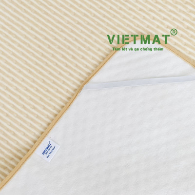 Size 60x90cm - Siêu tấm lót chống thấm cho bé 4 lớp Cotton Organic SUPERMAT