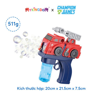 Đồ Chơi CHAMPION GAMES Xe Cứu Hỏa Phun Bong Bóng CPG21047