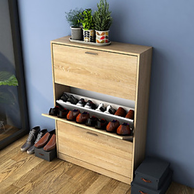 Tủ giày thông minh (3 cánh vân sồi) TGC32