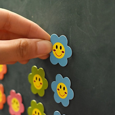 Hoa nam châm set 20 bông hoa điểm tốt khen thưởng tính điểm đồ dùng giáo cụ dạy học