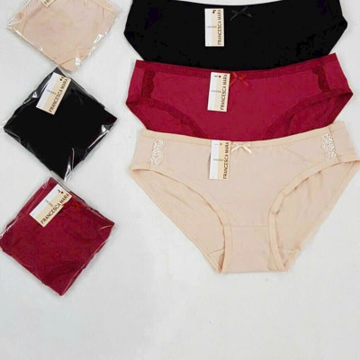 Combo 5 Quần lót nữ cotton phối ren 2 bên Mara 088 – Thoáng mát, co giãn, mềm mại