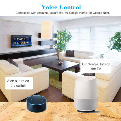 Công tắc Wifi SONOFF RF 433MHz Tương thích với Alexa cho Google Home Công tắc không dây 10A / 2200W với chức năng hẹn giờ