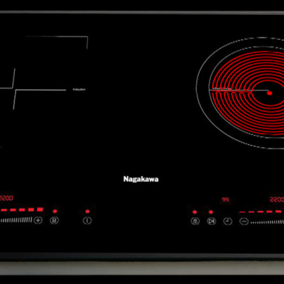 Miễn phí giao lắp toàn quốc - Bếp Âm Đôi Từ Hồng Ngoại Premium Nagakawa NAG1252M - Bảo hành 5 năm - Made in Malaysia - Hàng Chính Hãng