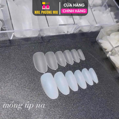 Hộp 240 Móng Up Ngắn Tròn Hạt Na, Vuông Ngắn Làm Nail, Bầu Dẻo Ôm Form Cao Cấp, Nhẹ Bền Đẹp, Móng Úp Dễ Gắn, Làm Móng Đẹp Tự Nhiên