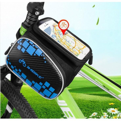 Túi treo sườn xe đạp chống nước cho điện thoại (đỏ)