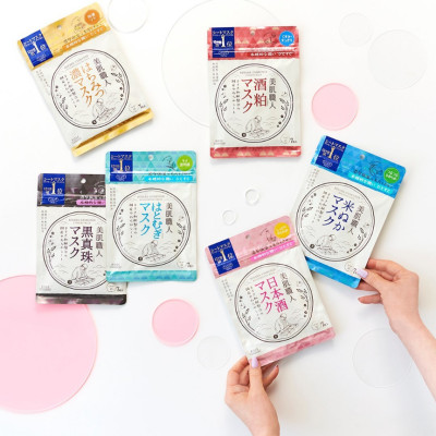 Mặt Nạ Giấy Phục Hồi Dưỡng Sáng Da Kosé Brightening Clear Turn Mask B 7 Miếng