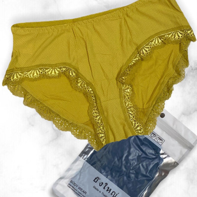 Combo 5 Quần Lót Nữ Thông Hơi Trơn Viền Ren Thái Lan 5866 – Siêu Mềm Mại, Thoáng Khí