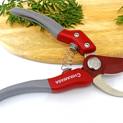 Kéo cắt cành cao cấp Nhật Bản Chikamasa PS-8PLUS-R chiều dài lưỡi 52mm - lưỡi thép carbon chất lượng cao siêu bén - Cắt ngọt, không bám dính, liền sẹo nhanh