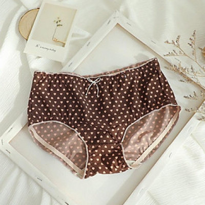 Combo 5 Quần Lót Nữ Thun Lạnh Họa Tiết 1829 – Đa Dạng, Co Giãn 4 Chiều, Thoáng Mát