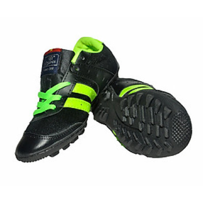 GIÀY ĐÁ BÓNG SÂN CỎ NHÂN TẠO VẢI 004C ĐEN CHUỐI ( SIZE 38 ĐẾN 44)