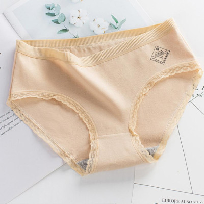 BỘ 5 quần lót nữ COTTON viền ren gợi cảm, co giãn tốt LW002