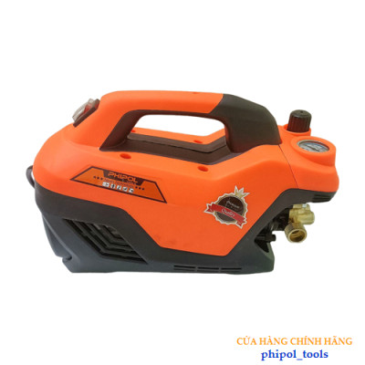 Máy rửa xe lõi đồng công suất 2300W PHIPOL TOOLS QXJ05 tặng kèm nhiều phụ kiện - Hàng Chính Hãng