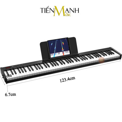 Bộ Đàn Piano Điện Konix PH88S - Kèm Chân Gỗ - 88 Phím nặng Cảm ứng lực Có Loa PH88 Hàng Chính Hãng