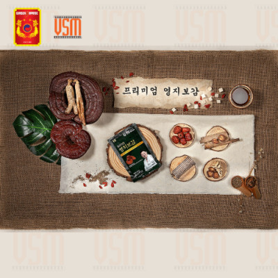 Nước Chiết Xuất Linh Chi Và Hồng Sâm Hàn Quốc 6 Năm Tuổi Hộp 30 gói x 70ml - Ginseng House