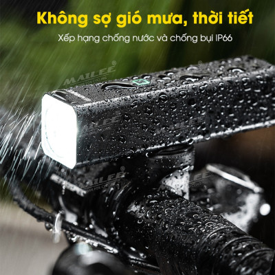 Đèn xe đạp LD-86A siêu sáng 1000 lumen, pin dung lượng cao 4500mAh, chất liệu vỏ nhôm, chống nước IP66, có hỗ trợ pad gắn treo (2 phiên bản tùy chọn) - Mai Lee