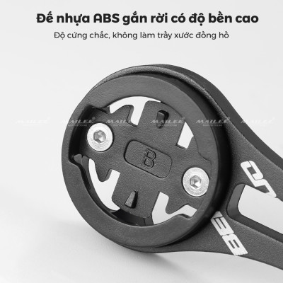 Giá đỡ đồng hồ xe đạp hợp kim nhôm BG-2122, gắn dưới tay lái xe đạp đua/xe đạp đường trường, điều chỉnh góc linh hoạt - Mai Lee