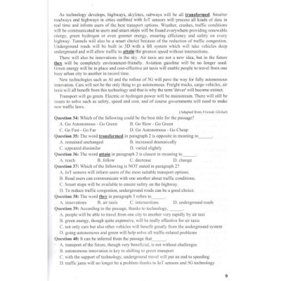 Sách 36 Bộ Đề TiếngAnh Theo Cấu Trúc Đề Minh Họa Kì Thi 2025 Luyện Thi THPT Quốc Gia Dùng Chung Cho Các Bộ SGK Hiện Hành