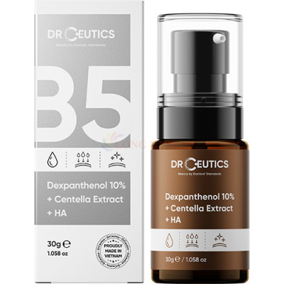 Tinh chất DrCeutics Dexpanthenol 10% + Centella Extract + HA giúp cấp ẩm dành cho da thường và da khô (30g) - Hàng chính hãng