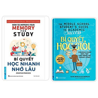 Sách - Bí Quyết Học Nhanh Nhớ Lâu + Bí Quyết Học Giỏi