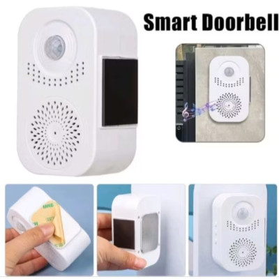 BỘ CHUÔNG CỬA CẢM BIẾN HỒNG NGOẠI GHI ÂM GIỌNG NÓI BÁO KHÁCH THÔNG MINH