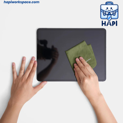 Bộ 5 khăn lau hàng chính hãng Hyperwork Microfiber HPW-CC01 mềm mịn, thấm hút tốt