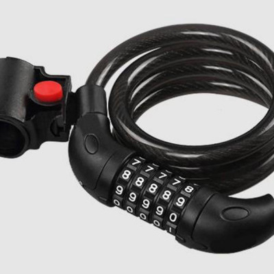 Khóa Xe Đạp, Xe Máy 5 Số, Siêu Bền, Khó Cắt  Có Thể Thay Đổi Mặt Khẩu Theo Ý Muốn- Hàng Chính Hãng