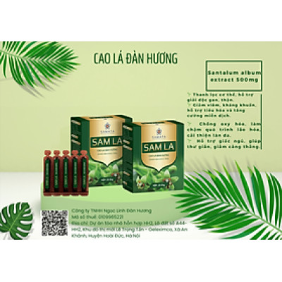 SAM LA – Cao Lá Đàn Hương (Santalum album extract 500mg)