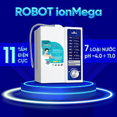 Máy Lọc Nước Điện Giải Ion Kiềm ROBOT ionMega 117 Dòng Máy Cơ - Hàng Chính Hãng