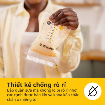 Túi trữ sữa | Medela Easy Pour loại 210ml - Không rỏ rỉ - An toàn - Tiện lợi