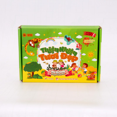 Bộ thẻ trò chơi kỹ năng - Thiên nhiên tươi đẹp (100 trò chơi phát triển trí não đa dạng chủ đề cho bé)