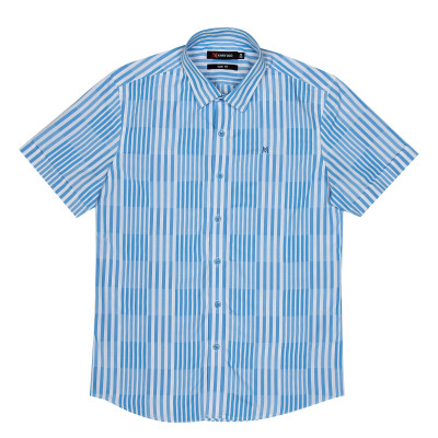 Áo sơ mi nam tay ngắn form ôm Khatoco A1MN438S1-CNCR112-2409-N